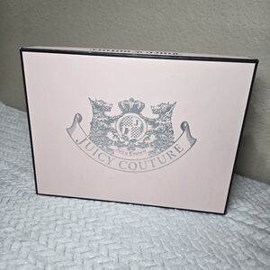 EMPTY Juicy Couture Pink Gift Box Vtg Y2K Perfume Storage Box Decor
